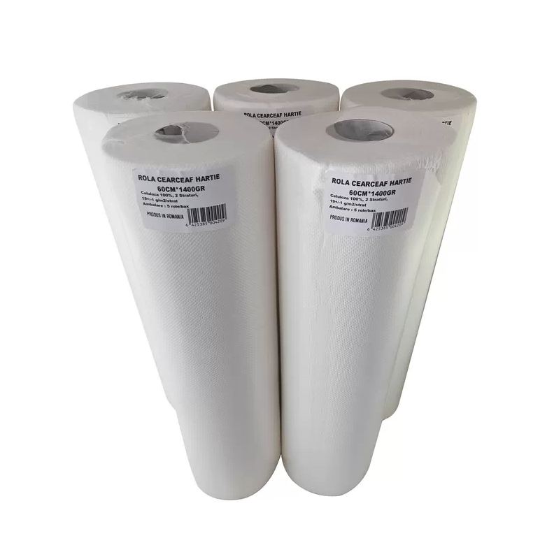 PAPER SHEET ROLLS 60CMX1700GR, 2 LAYERS, 4 ROLLS/BOX